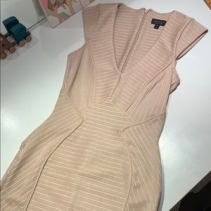 Topshop: Nude Bodycon Dress